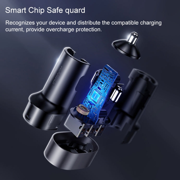 JOYROOM JR-CL03 6.2A Multi 5 Ports USB Smart Car Charger, JR-CL03