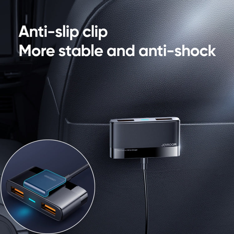 JOYROOM JR-CL03 6.2A Multi 5 Ports USB Smart Car Charger, JR-CL03