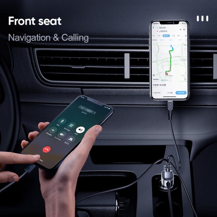 JOYROOM JR-CL03 6.2A Multi 5 Ports USB Smart Car Charger, JR-CL03
