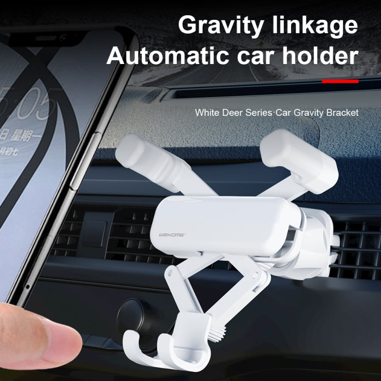 WK WA-S41 iDeal Series Car Gravity Bracket Car Air Outlet FoldingMobile Phone Holder Bracket, WA-S41