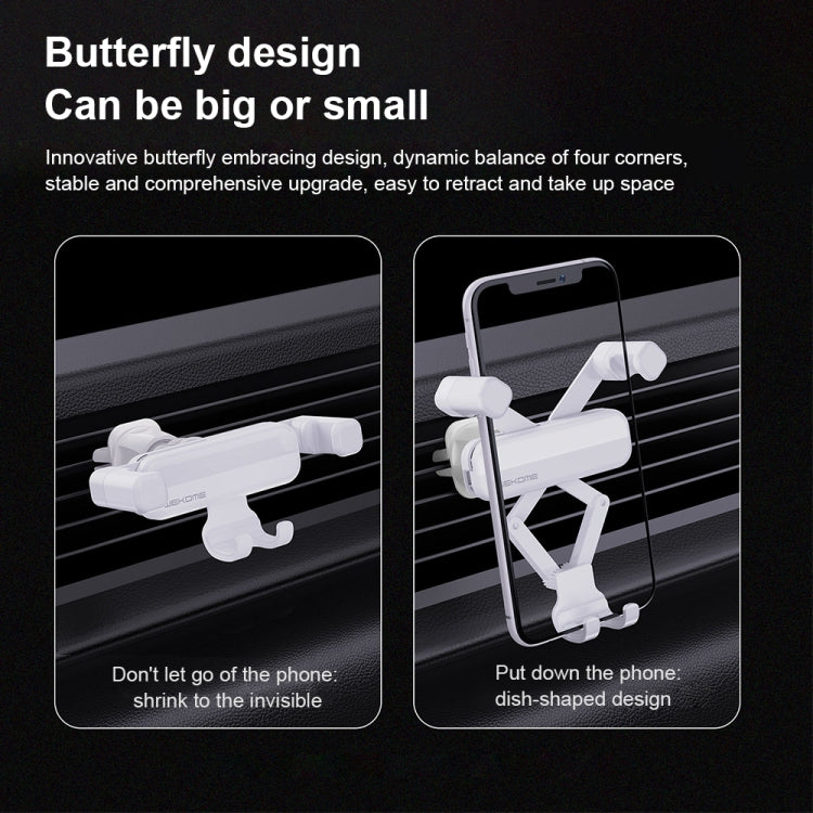 WK WA-S41 iDeal Series Car Gravity Bracket Car Air Outlet FoldingMobile Phone Holder Bracket, WA-S41