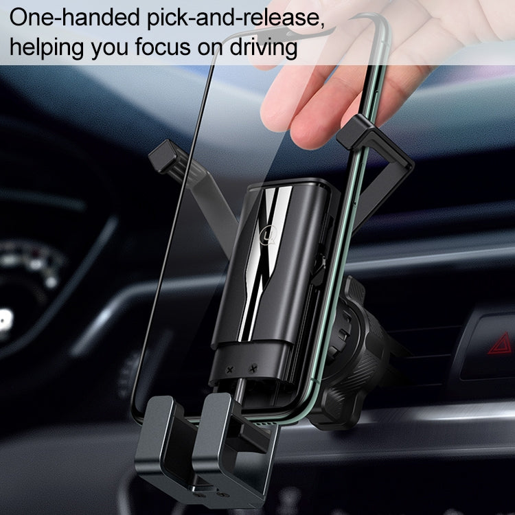USAMS US-ZJ058 Retractable Gravity Car Holder for 4.7 - 7 inch Smartphones, ZJ058