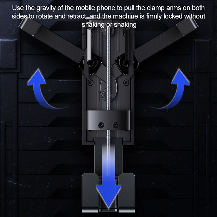 USAMS US-ZJ058 Retractable Gravity Car Holder for 4.7 - 7 inch Smartphones, ZJ058