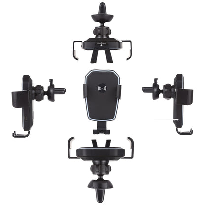 K81 10W QI Universal Rotating Gravity Induction Car Wireless Charging Mobile Phone Holder with Suction Cup, K81