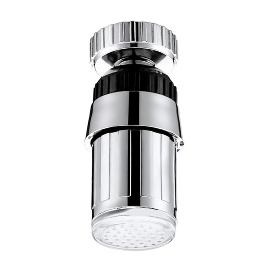 SDF-B6 1 LED ABS Temperature Sensor 3-color LED Faucet Light Water Glow Shower, Size: 58 x 24mm, Interface: 22mm (Silver), SDF-B6 3-color