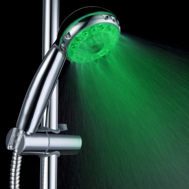 SDS-A21 15 LEDs ABS Temperature Sensor RGB LED Shower Head, Size: 22 x 8 x 4.5cm, Interface:  20mm, SDS-A21