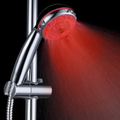 SDS-A21 15 LEDs ABS Temperature Sensor RGB LED Shower Head, Size: 22 x 8 x 4.5cm, Interface:  20mm, SDS-A21