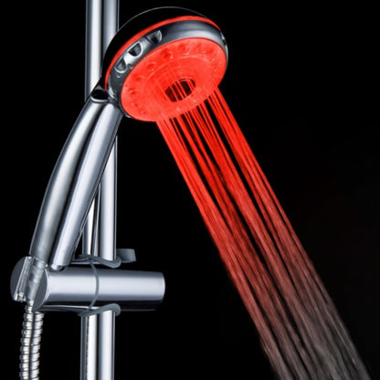SDS-A21 15 LEDs ABS Temperature Sensor RGB LED Shower Head, Size: 22 x 8 x 4.5cm, Interface:  20mm, SDS-A21