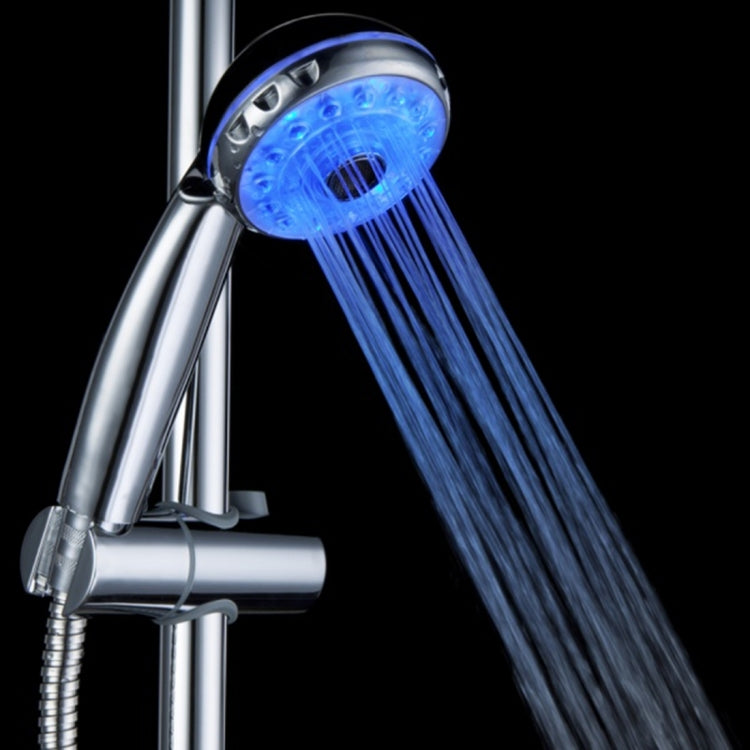 SDS-A21 15 LEDs ABS Temperature Sensor RGB LED Shower Head, Size: 22 x 8 x 4.5cm, Interface:  20mm, SDS-A21