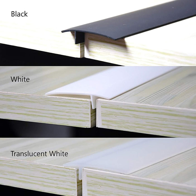 2 PCS 25 inches Gas Stove Slit Strip Antifouling Dustproof Waterproof Kitchen Sealing Strip, 25 inches (White), 25 inches, 25 inches (Black)