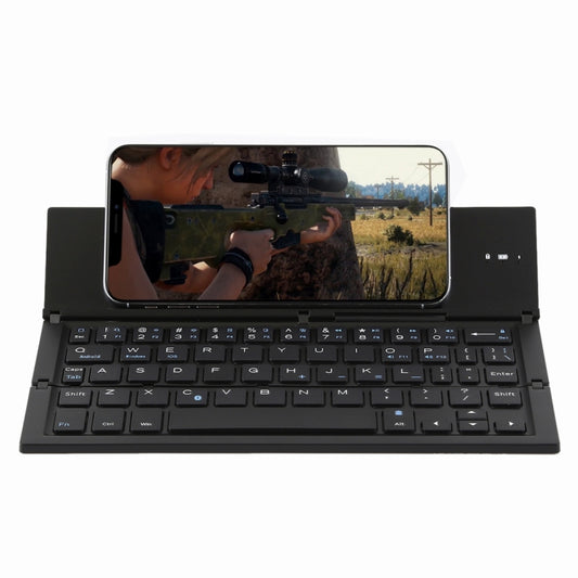 لوحة مفاتيح GK608 فائقة النحافة وقابلة للطي بتقنية بلوتوث V3.0، مع حامل مدمج، تدعم أنظمة أندرويد/iOS/ويندوز، GK608 (أسود)، GK608 (رمادي)، GK608 (ذهبي)