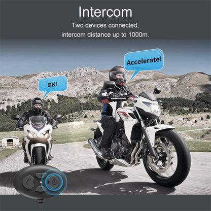 Dier DK12 800m Helmet Wireless Bluetooth Headset 5.0 Waterproof Double Motorcycle Call Headset With Intercom Function, DK12