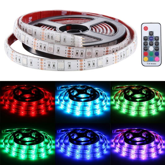 60 LEDs SMD 5050 with 50cm USB Interface Cable & 17 Keys Remote Control, DC 5V, 50cm Colorful Light