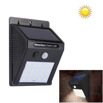 20 مصباح LED للفناء / الحديقة / المنزل / الممر / السلالم / الجدار الخارجي، 20 مصباح LED بإضاءة بيضاء