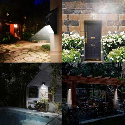 20 مصباح LED للفناء / الحديقة / المنزل / الممر / السلالم / الجدار الخارجي، 20 مصباح LED بإضاءة بيضاء