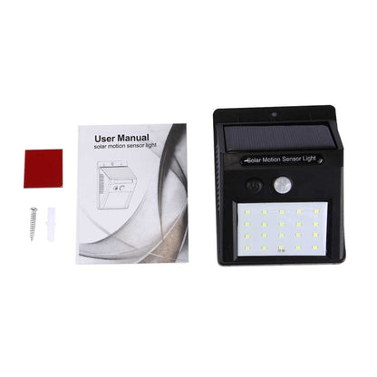 20 مصباح LED للفناء / الحديقة / المنزل / الممر / السلالم / الجدار الخارجي، 20 مصباح LED بإضاءة بيضاء