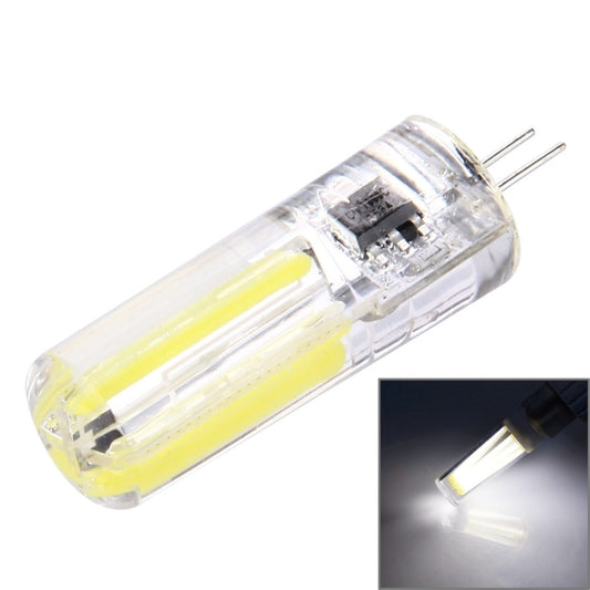 G4 4W Silicone Dimmable 8 LED Filament Light Bulb for Halls, AC 220-240V