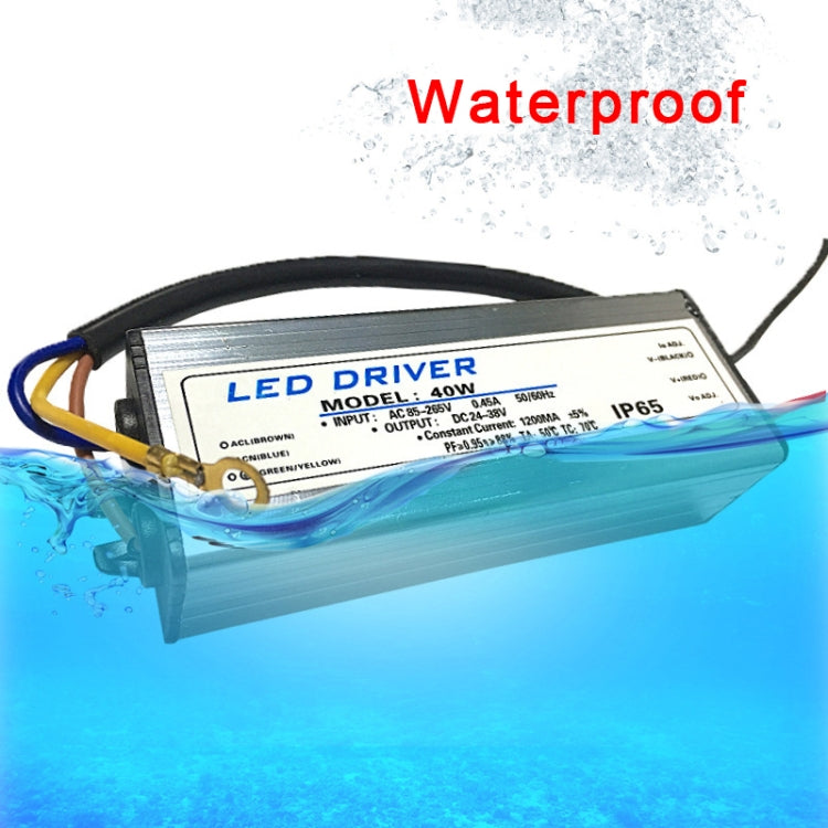 محول تشغيل LED بقوة 10 وات من تيار متردد 85-265 فولت إلى تيار مستمر 24-38 فولت، مقاوم للماء IP65، 10 وات