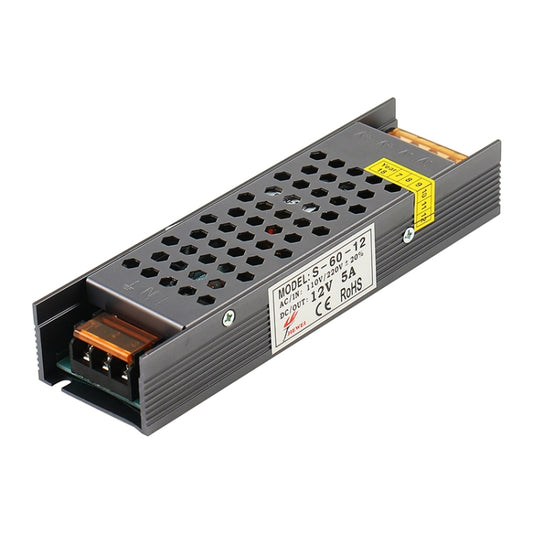 مزود طاقة تبديل منظم LED SL-60-24 DCDC24V 2.5A الحجم: 170 × 49 × 29 مم، SL-60-24، SL-60-12