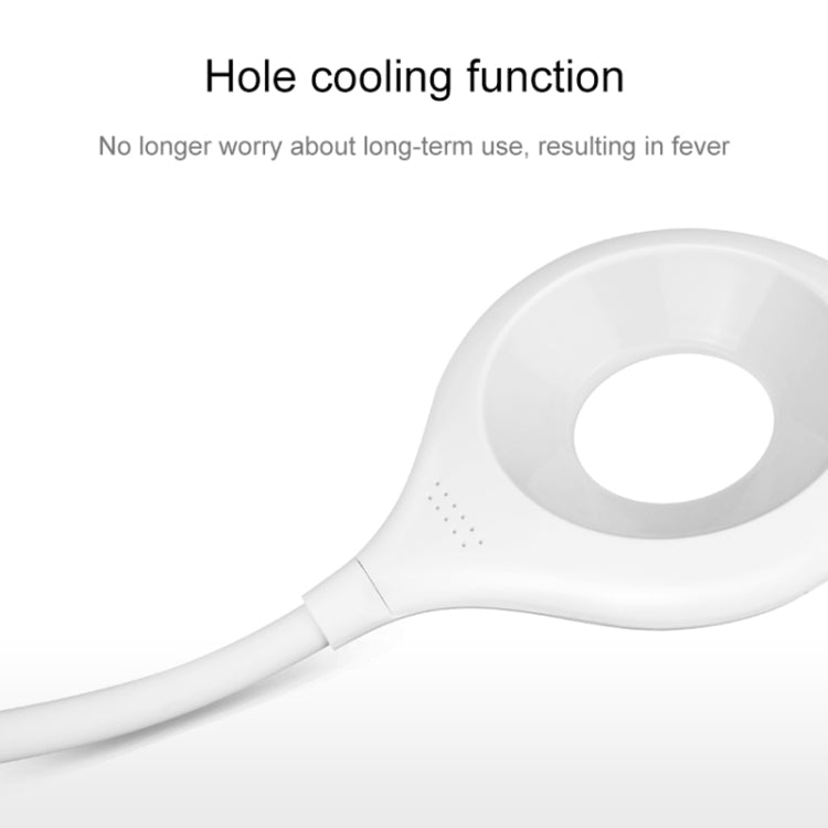 28 LEDs Flexible Goose Neck Hollow Ring Design Eye Protection Light with Pen Holder / Small Night Light Function, TGX-772