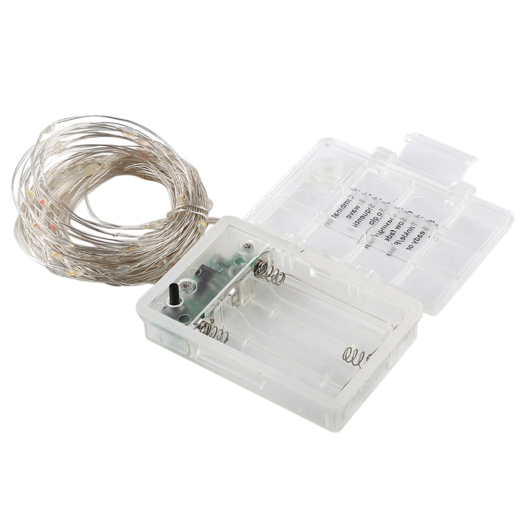 50 LEDs 3 x AA Batteries Box Fairy Lamp Decorative Light with Remote Control, DC 5V, Colorful Light/Remote Control, White Light/Remote Control, Warm White/Remote Control