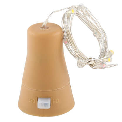 1m 10 LEDs SMD 0603 Solar Powered Copper Wire String Light  Fairy Lamp Decorative Light, 1m Colorful Light
