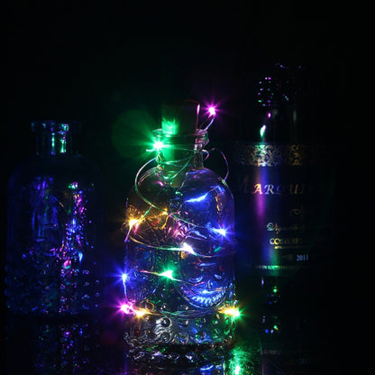 1m 10 LEDs SMD 0603 Solar Powered Copper Wire String Light  Fairy Lamp Decorative Light, 1m Colorful Light