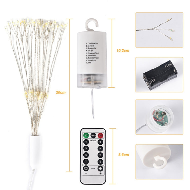 150 LEDs Batteries Box LED Decorative Light with Remote Control, 30CM Colorful Light, 30CM White Light, 30CM Warm White