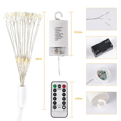 150 LEDs Batteries Box LED Decorative Light with Remote Control, 30CM Colorful Light, 30CM White Light, 30CM Warm White