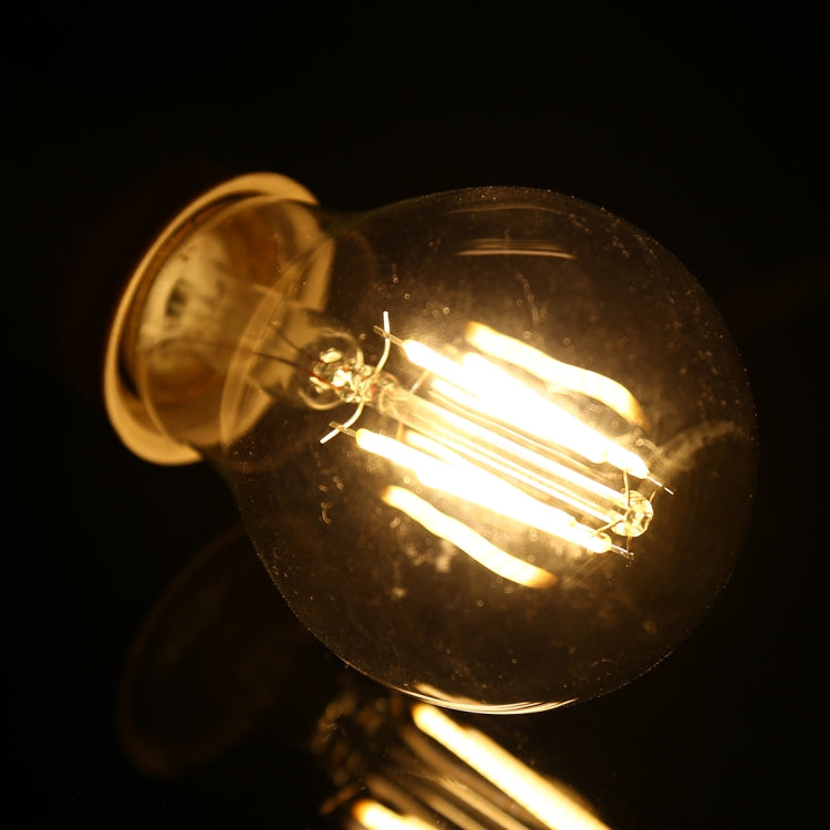 مصباح إضاءة LED 450 لومن A60 E27 4 وات 4 مصابيح LED، خيط إضاءة LED خافت عتيق، موفر للطاقة، تيار متردد 220 فولت، 4 وات أبيض دافئ