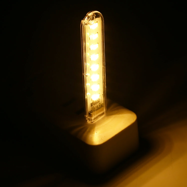 3W 8 LEDs 5730 SMD USB LED Book Light Portable Night Lamp, DC 5V, 8 LEDs