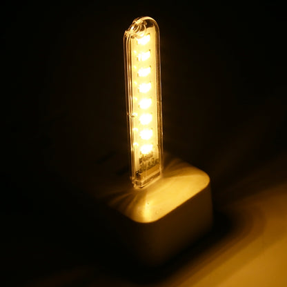 3W 8 LEDs 5730 SMD USB LED Book Light Portable Night Lamp, DC 5V, 8 LEDs