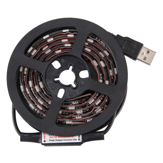 12W 60 LEDs SMD 5050 with 17-keys RF Wireless Remote Control, DC 5V, 1m Colorful Light