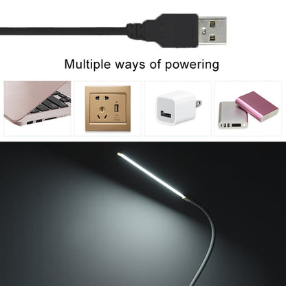 LED Desk Lamp 8W Folding Adjustable USB Charging Eye Protection Table Lamp, USB Charge Version + Power Plug
