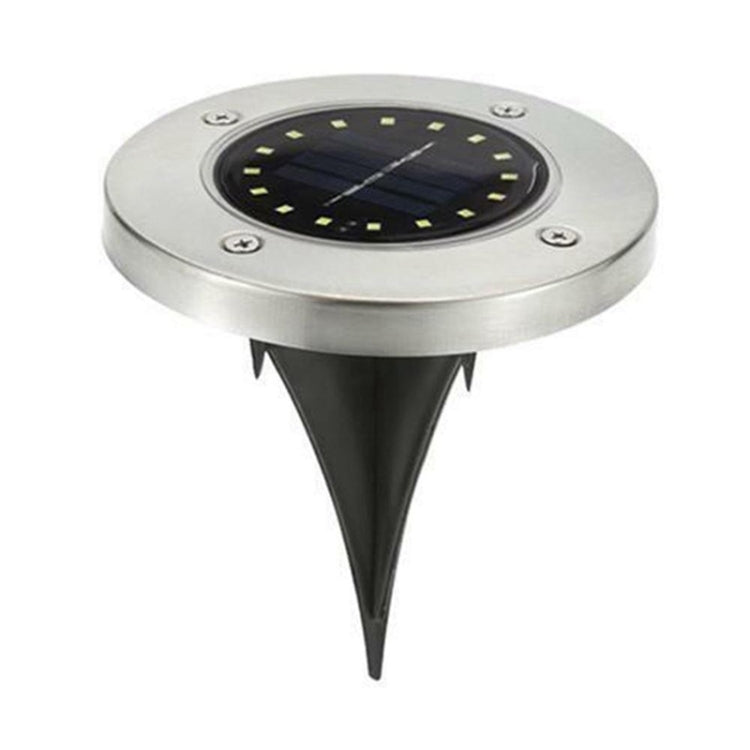 قطعتان من مصابيح LED تعمل بالطاقة الشمسية تحت الأرض مقاومة للماء IP65، إضاءة خارجية للحديقة والشارع، 16 مصباح LED