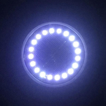قطعتان من مصابيح LED تعمل بالطاقة الشمسية تحت الأرض مقاومة للماء IP65، إضاءة خارجية للحديقة والشارع، 16 مصباح LED