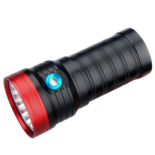 3 تروس، DB18 18xT6، تدفق ضوئي: مصباح يدوي LED بقوة 5400 لومن، بدون بطارية