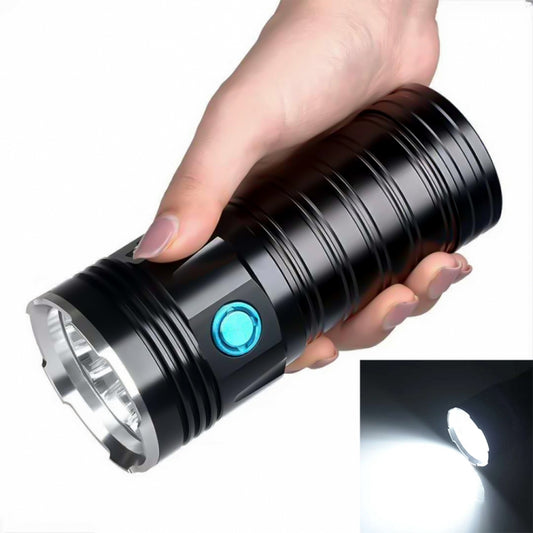 3 تروس، K18MAX 18xT6، تدفق ضوئي: مصباح يدوي LED بقوة 5400 لومن، بدون بطارية