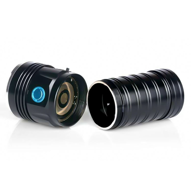 3 تروس، K18MAX 18xT6، تدفق ضوئي: مصباح يدوي LED بقوة 5400 لومن، بدون بطارية