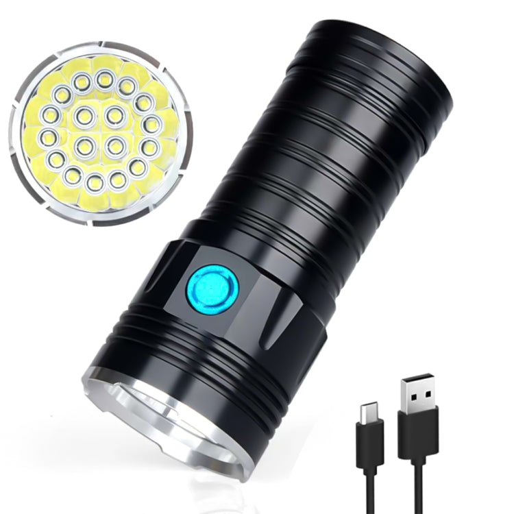 3 تروس، K18MAX 18xT6، تدفق ضوئي: مصباح يدوي LED بقوة 5400 لومن، بدون بطارية