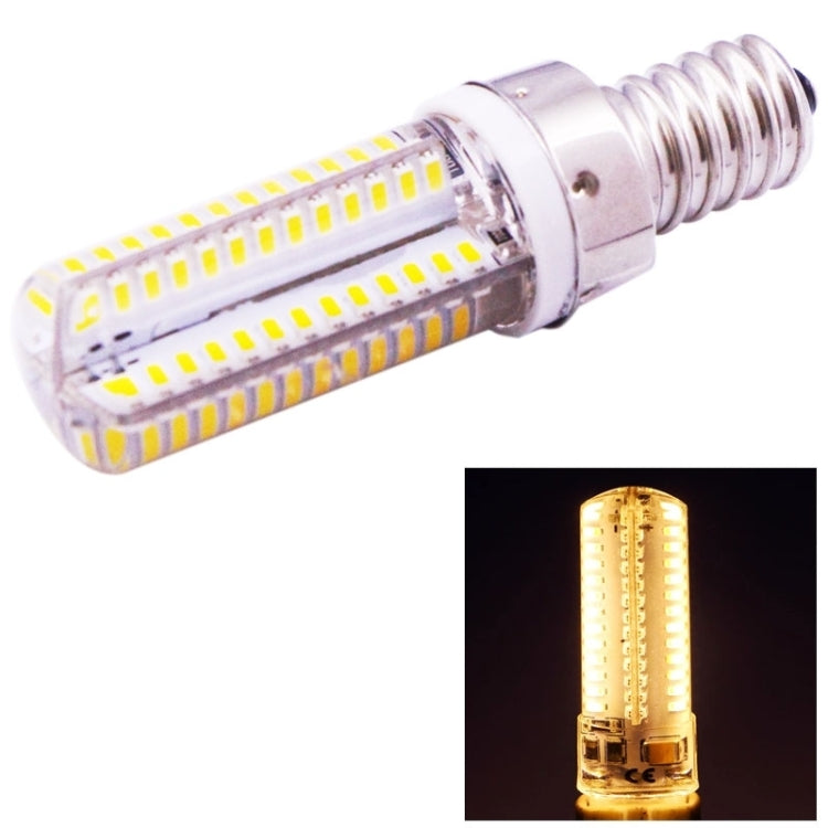 104 LED SMD 3014, AC 110V, E14 110V White Light, E14 110V Warm White