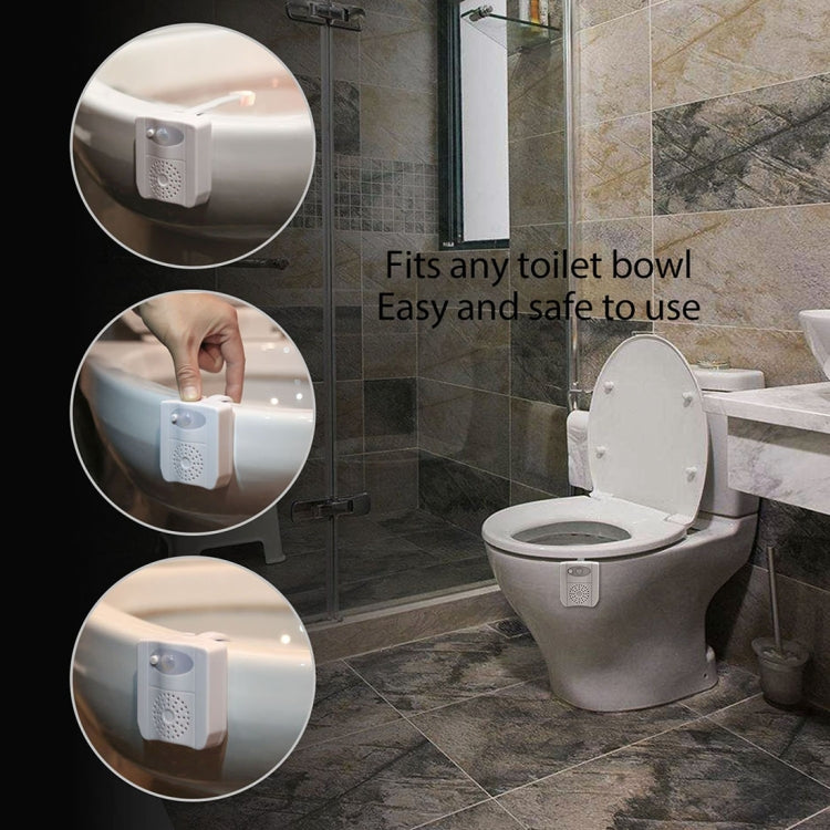 Home Toilet Bathroom Seat Night Light, DC 5V, PIR Motion UV Sterilization Light