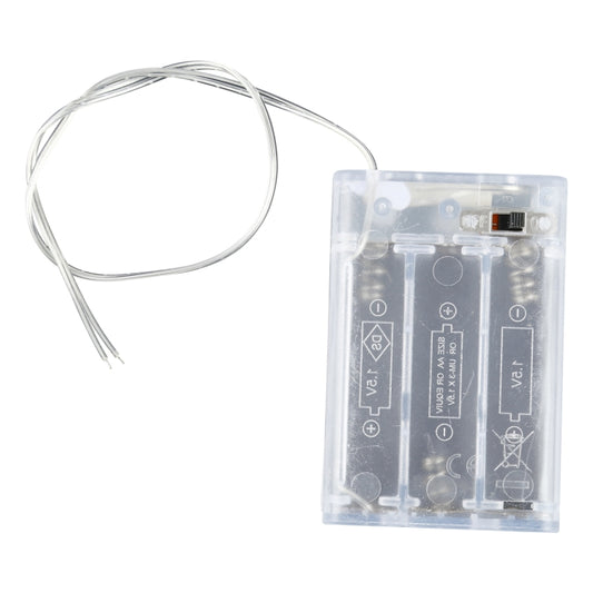 صندوق بطارية إضاءة LED 3 فولت لـ 3 بطاريات AA 1.5 فولت
