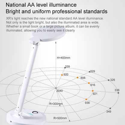 LED Student Learning Eye Protection Foldable Desk Lamp, USB Powered, USB Powered