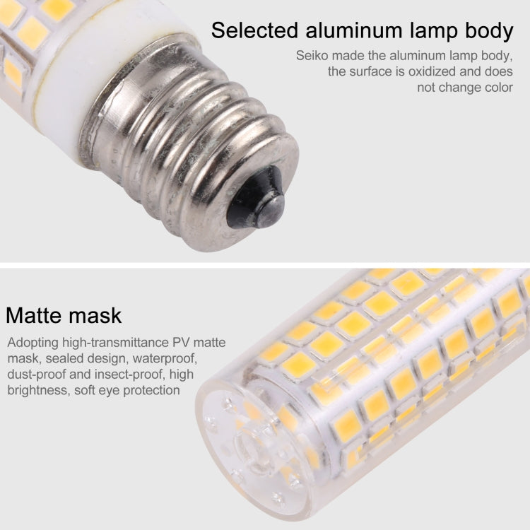 E17 102 LEDs SMD 2835 2800-3200K LED Corn Light, AC 110V, E17
