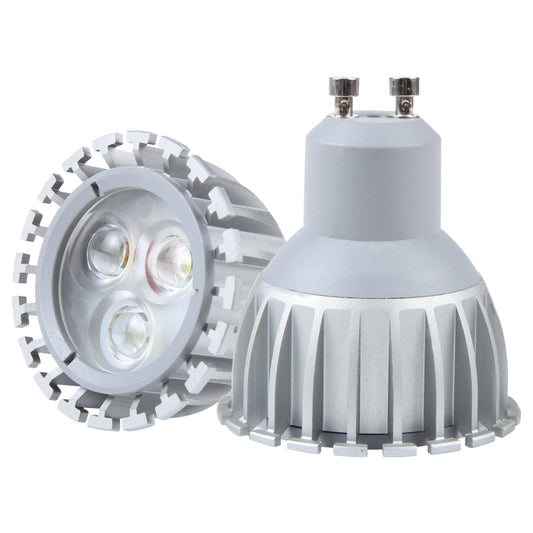 GU10 6W White Light Bright LED Spotlight, 85-265V, 6W White Light