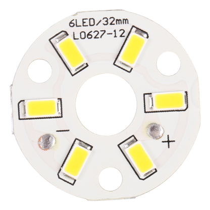 مصدر إضاءة السقف لوحدة مصباح LED SMD 5730 بقوة 3 وات و6 مصابيح LED، ضوء أبيض دافئ بتيار مستمر 9 فولت، ضوء أبيض دافئ بتيار مستمر 9 فولت