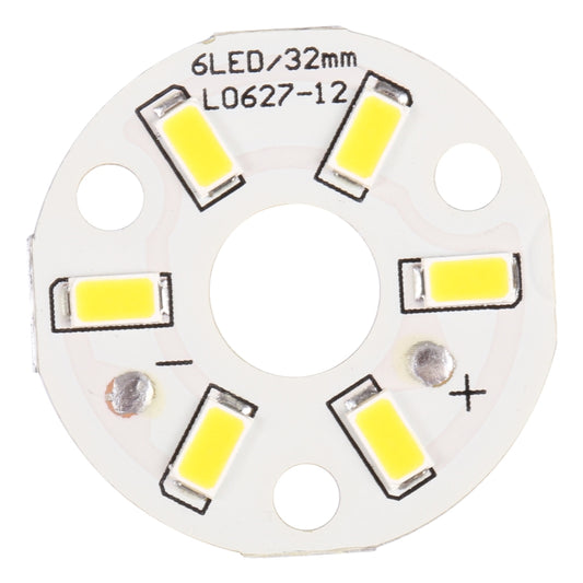 مصدر إضاءة السقف لوحدة مصباح LED SMD 5730 بقوة 3 وات و6 مصابيح LED، ضوء أبيض دافئ بتيار مستمر 9 فولت، ضوء أبيض دافئ بتيار مستمر 9 فولت