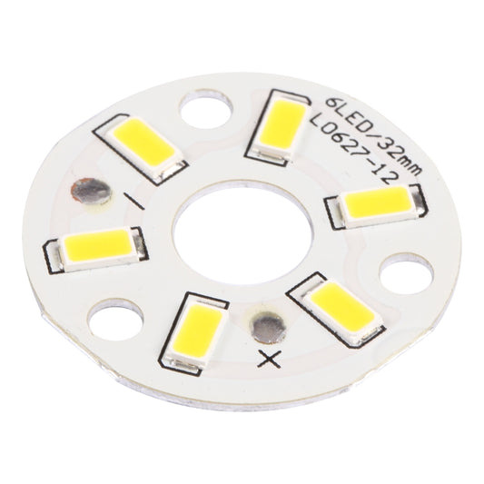 مصدر إضاءة السقف لوحدة مصباح LED SMD 5730 بقوة 3 وات و6 مصابيح LED، ضوء أبيض دافئ بتيار مستمر 9 فولت، ضوء أبيض دافئ بتيار مستمر 9 فولت