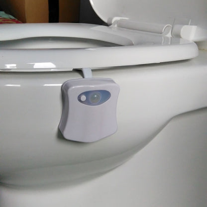 8 Colors Indoor Lighting Night Lights Motion Sensor LED Toilet Seat Cover Lightbowl Light Lamp, LED1660, LED1660US